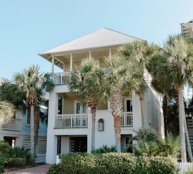 Beach house exterior on 30A, a market for the area's top whole-home remodelers