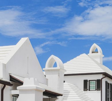 Luxury homes in Rosemary Beach, Florida